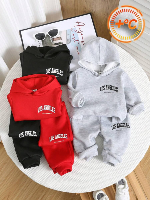 Kit Moletom Bebê 6 Peças com Capuz – Outono/Inverno