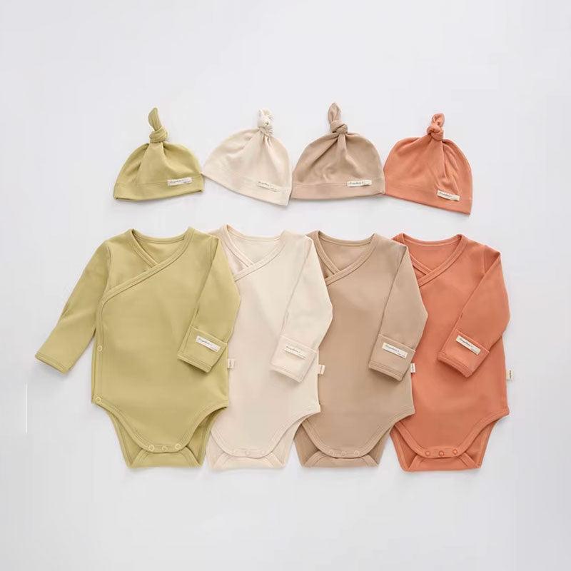 Conjunto Body e Touca Bebê Paguma