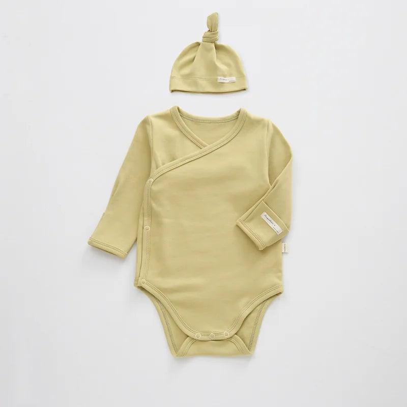 Conjunto Body e Touca Bebê Paguma