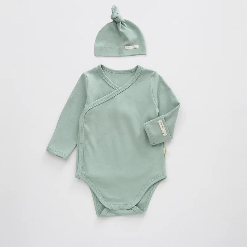 Conjunto Body e Touca Bebê Paguma