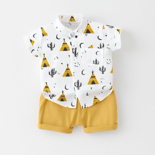 Conjunto Infantil Gola Alta Algodão Pima